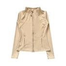 Jaqueta Feminina Slim Fit De Secagem Rápida Para Corrida Com Abertura Para O Polegar, Dryfit, Para