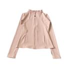 Jaqueta Feminina Slim Fit De Secagem Rápida Para Corrida Com Abertura Para O Polegar, Dryfit, Para