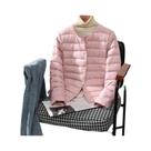 Jaqueta Feminina Slim Fit Ultra Leve E Compactável De Plumas De Pato Branco Para Outono Inverno