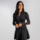 Jaqueta Feminina Sport Fitness Academia Preta Alma Genius