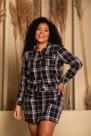 Jaqueta Flanelado Xadrez Black Plus Size Jaqueta Flanelado Xadrez Black Plus Size