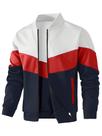 Jaqueta HYPESTFIT leve Varsity para homens, primavera e outono
