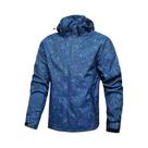 Jaqueta Impermeável Masculina plus Size Com Capuz E Zíper Completo Para Caminhadas Ao Ar Livre No