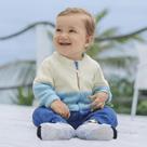 Jaqueta infantil bebe menino fleece Quente pelo inverno frio neve