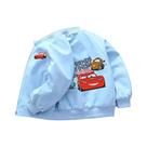 Jaqueta Infantil Carros De Desenho Animado Lightning McQueen Para Bebês Meninos E Meninas Com Zíper,