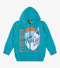 Jaqueta Infantil Com Capuz Em Moletom Rovi Kids Azul - Rovitex Kids