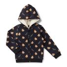 Jaqueta Infantil Dame Dos Estampa Ursos C/ Pêlos Interior C/ Capuz Masculino REF6680