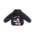 Jaqueta Infantil De Inverno Com Capuz E Revestimento Térmico Mickey Mouse Em Algodão Para Meninos E