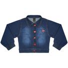 Jaqueta Infantil Look Jeans Moletom Jeans