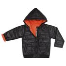 Jaqueta Infantil Look Jeans Puff Preto