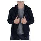 Jaqueta Infantil Masculina Nicoboco Moletom Abbes Preta 5175