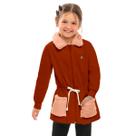 Jaqueta Infantil Menina Moleto Sherpa Marrom Pelinho Kamylus