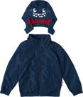 Jaqueta Infantil Menino Capuz Removível Azul Marinho - ZigZigZaa