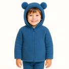 Jaqueta Infantil Menino Fleece Inverno Luxo Urso Inverno Jaqueta Infantil Menino Fleece Inverno Luxo Urso Inverno