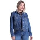 Jaqueta Jeans Basica Feminina Revanche - JT.FEM.00023 Jaqueta Jeans Basica Feminina Revanche - JT.FEM.00023