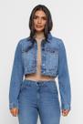 Jaqueta Jeans Bia Cropped Média Doct