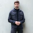 Jaqueta Jeans Black Com Elástano Masculina Revanche Viborg