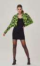 Jaqueta Jeans Color Animal Print