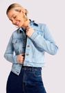 Jaqueta jeans com elastano com bolso interno lunender 20859