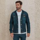 Jaqueta Jeans Com Elástano Masculina Revanche Edfu