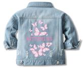 Jaqueta jeans Cromoncent Boys Girls Child Butterfly Blue 3-4T