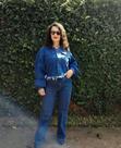 Jaqueta jeans escura