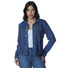 Jaqueta Jeans Fem. Com Elastano 4 Bolsos Vilejack VFJF0032