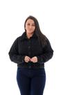 Jaqueta Jeans Feminina Arauto com Pêlo Black