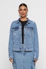 Jaqueta Jeans Feminina Basic Médio Doct