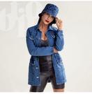 Jaqueta Jeans Feminina Parka