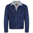 Jaqueta Jeans Masc. 100% Algodão C/ Colete De Pelo VMJA0033