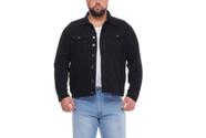 Jaqueta Jeans Masculina Básica Casaco Slim Sarja Color