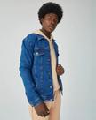 Jaqueta jeans masculina com elastano malwe