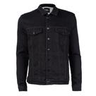 Jaqueta Jeans Masculina Max Denim Tradicional Premium Preto