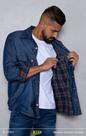 Jaqueta Jeans Masculina Ri19 Forrada Lançamento- 91951 Jaqueta Jeans Masculina Ri19 Forrada Lançamento- 91951