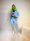 Jaqueta Jeans Pluma