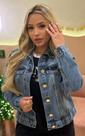 Jaqueta Jeans Trucker Tamanho P M G Marca Lança Perfume tamanho:G Jaqueta Jeans Trucker Tamanho P M G Marca Lança Perfume tamanho:G