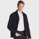 Jaqueta Jeans Zuren Black Amaciado Preto