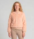 Jaqueta Juvenil Feminina Com Pelo Minty Rosa