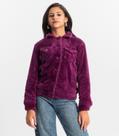 Jaqueta Juvenil Feminina Com Pelo Minty Roxo Jaqueta Juvenil Feminina Com Pelo Minty Roxo