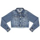 Jaqueta Juvenil Look Jeans Cropped Jeans
