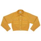 Jaqueta Juvenil Look Jeans Cropped Sarja Jaqueta Juvenil Look Jeans Cropped Sarja