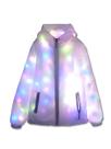 Jaqueta LED Lightup O-MAYEVER para homens e mulheres branca