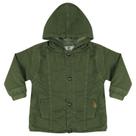 Jaqueta Look Jeans Parka Verde - VERDE - P