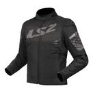 Jaqueta LS2 Apex Feminina Esportiva Impermeável Preto Cinza