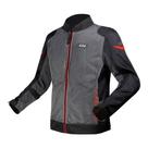 Jaqueta Ls2 Masculina Airy Preto Cinza e Vermelho Tamanho:M