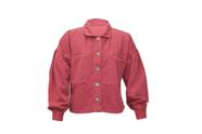 Jaqueta Manga Bufante Rosa Feminina Jaqueta Manga Bufante Rosa Feminina