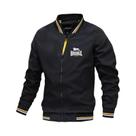 Jaqueta Masculina À Prova De Vento Com Gola Alta LONSDALE, Moda Primavera-outono, Estilo Urbano,
