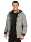 Jaqueta Masculina Anistia Aberta Nylon Dupla Face Cinza