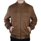 Jaqueta Masculina Broken Rules Suede Marrom Café - 510098